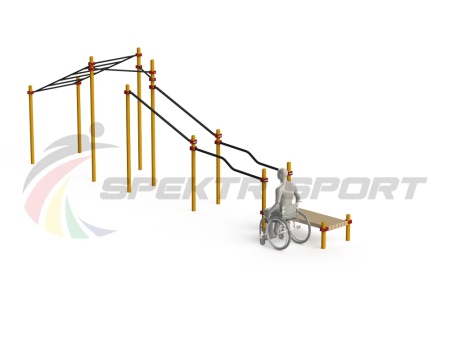 Купить Спортивный комплекс для инвалидов-колясочников WRK-D22_76mm в Новошахтинске 