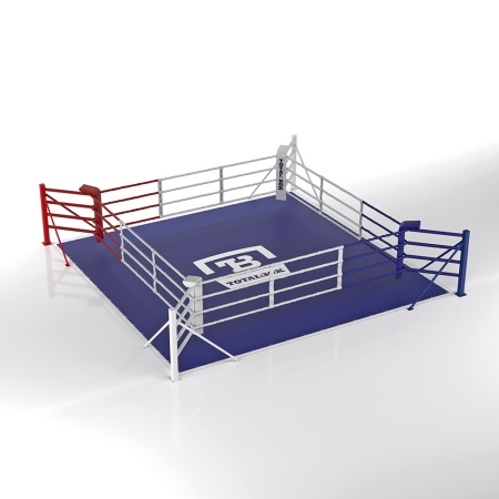 Купить Ринг боксерский напольный Totalbox на упорах 4х4м в Новошахтинске 
