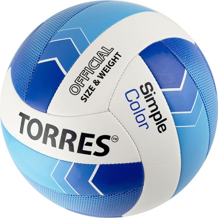 Купить Мяч волейбольный Torres Simple Color любительский р.5 в Новошахтинске 